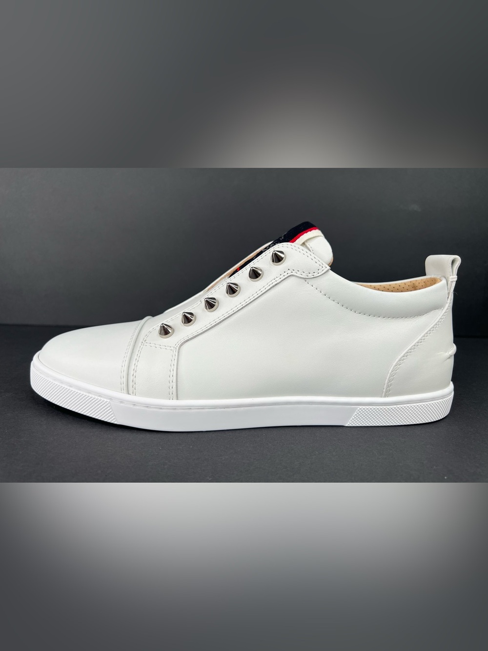 Christian Louboutin F.A.V Fique A Vontade Spike Woman Leather Sneakers EU 37.5